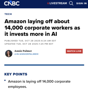 Amazon 14,000 jobs