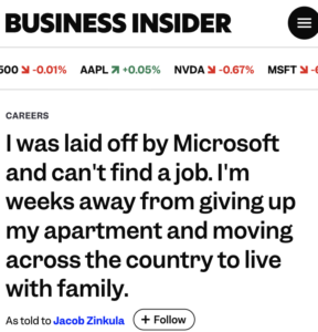 Microsoft - Layoff